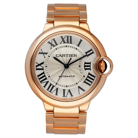 cartier rose gold watch|cartier 18k gold watch models.